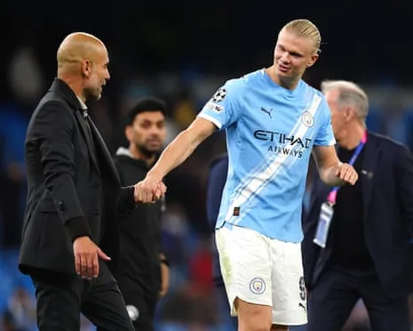 Erling Haaland Joins Elite Champions League 50-Goal Group, Praised by Pep as Ronaldo and Messi's Fellow Monster