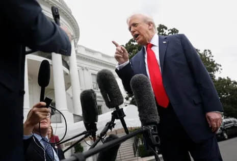 Donald Trump Confronts Australian Reporter, Acknowledges Discussion with Anthony Albanese